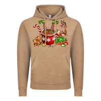 Vintage Coffee chocolate elf Vintage Hoodie - FaDigitalArtStudio