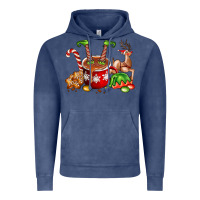 Vintage Denim chocolate elf Vintage Hoodie - FaDigitalArtStudio
