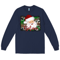 Navy believe santa Long Sleeve Tee - AdoDesignShop