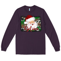 Plum believe santa Long Sleeve Tee - AdoDesignShop