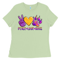 Matcha peace love dogs Ladies Tee - AdoDesignShop