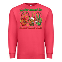 Cardinal Rockin' Around The Christmas Tree Premium Sweatshirt - BundleAndBundleShop