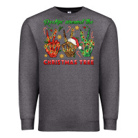 Charcoal Heather Rockin' Around The Christmas Tree Premium Sweatshirt - BundleAndBundleShop