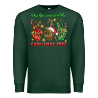 Sports Green Rockin' Around The Christmas Tree Premium Sweatshirt - BundleAndBundleShop