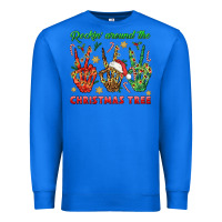 True Royal Rockin' Around The Christmas Tree Premium Sweatshirt - BundleAndBundleShop