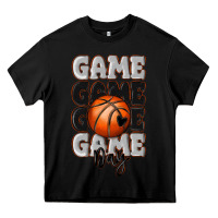 Black game day basketball bal Heavy Core Tee - MaliasSmallBusiness
