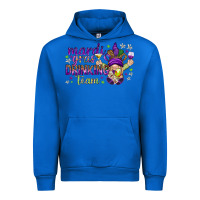 Cobalt Mardi Gras drinking team with gnome Urban Hoodie - HowdyJamesFarm