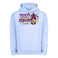 Pigment Grape Ice Mardi Gras drinking team with gnome Urban Hoodie - HowdyJamesFarm