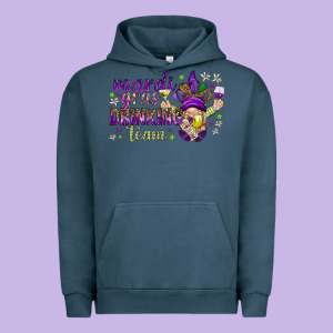 Mardi Gras Drinking Team With Gnome Urban Hoodie Designed By Howdyjamesfarm