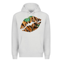 Dove Grey Tiger Lips Premium Hoodie - Bettercallsaul