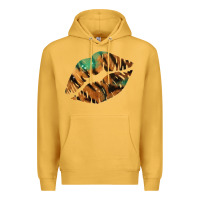 Mustard Tiger Lips Premium Hoodie - Bettercallsaul