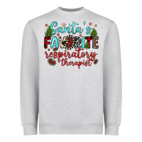 Santa S Favorite Respiratory Therapist Heavyweight Sweatshirt | Teevron