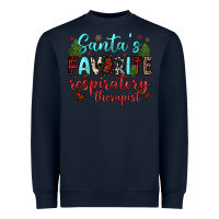Navy santa s favorite respiratory therapist Heavyweight Sweatshirt - JahusDesignShop