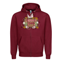 Burgundy howdy easter Zipper Hoodie - MaliasSmallBusiness
