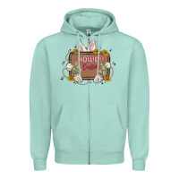 Seafoam howdy easter Zipper Hoodie - MaliasSmallBusiness