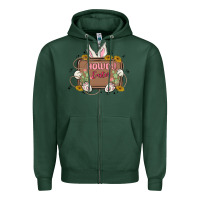 Sports Green howdy easter Zipper Hoodie - MaliasSmallBusiness