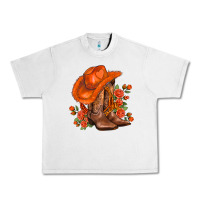 Lunar Rock orange  cowgirl  and roses Urban Heavy Tee - AdoDesignShop