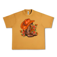 Peanut Butter orange  cowgirl  and roses Urban Heavy Tee - AdoDesignShop