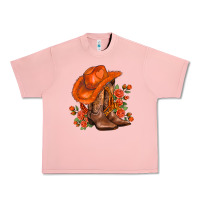 Salmon orange  cowgirl  and roses Urban Heavy Tee - AdoDesignShop