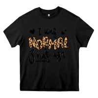 Black i was normal three kids ago momlife Heavy Core Tee - MaliasSmallBusiness