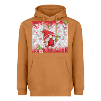 Meerkat candy cane gnome Heavyweight Hoodie - MaliasSmallBusiness
