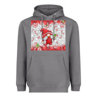 Storm candy cane gnome Heavyweight Hoodie - MaliasSmallBusiness