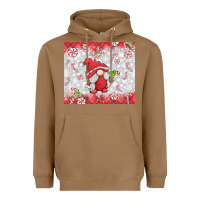 Toasted Coconut candy cane gnome Heavyweight Hoodie - MaliasSmallBusiness