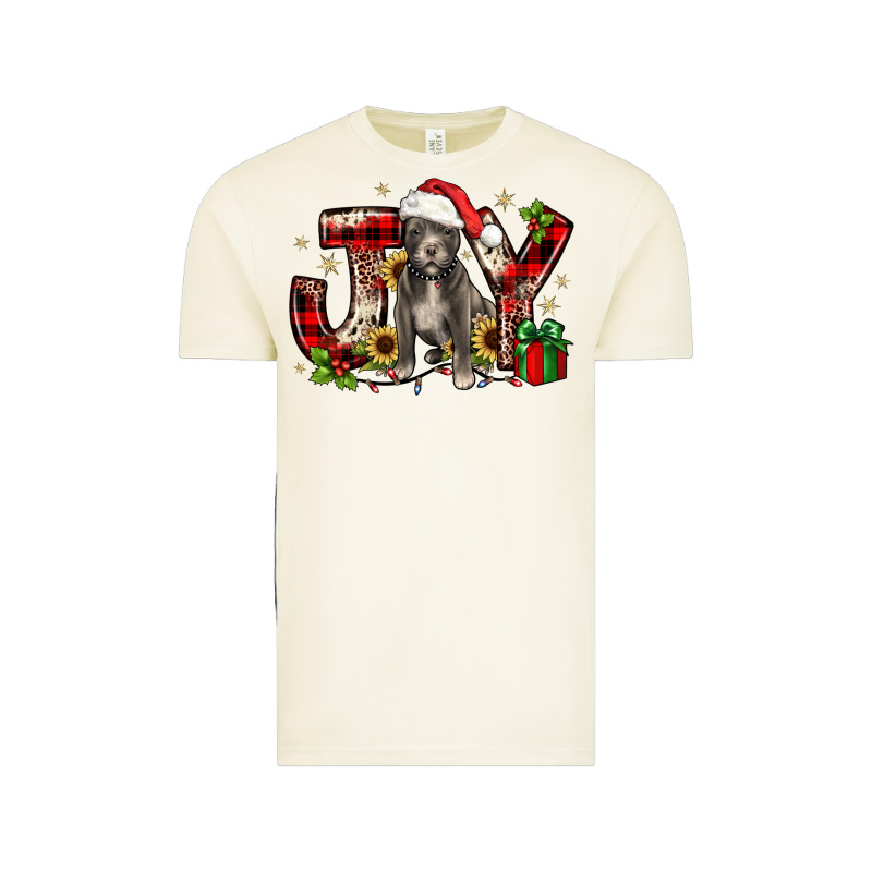 Christmas Joy Pitbull Vintage Tee by JahusDesignShop | Teevron
