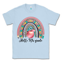 Dusty Blue hello 5th grade Classic Tee - JahusDesignShop