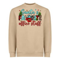 Santa S Favorite Office Staff Heavyweight Sweatshirt | Teevron