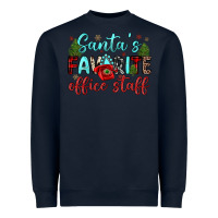 Navy santa s favorite office staff Heavyweight Sweatshirt - JahusDesignShop