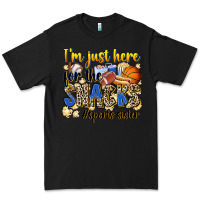 Black im just here for the snacks sports sister Premium Tee - Zillion Design Studio