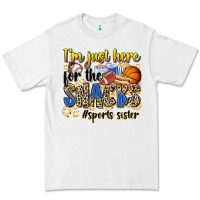 White im just here for the snacks sports sister Premium Tee - Zillion Design Studio