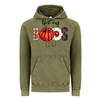 Vintage Olive love my boos Vintage Hoodie - CowhideDigitalArt