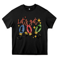 Black let's get lit Heavy Core Tee - MaliasSmallBusiness