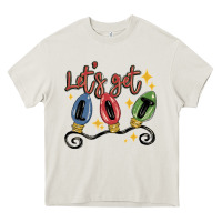 Cream let's get lit Heavy Core Tee - MaliasSmallBusiness