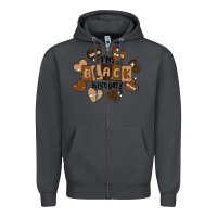 Smoke i am black history Zipper Hoodie - MaliasSmallBusiness