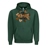 I Am Black History Zipper Hoodie | Teevron