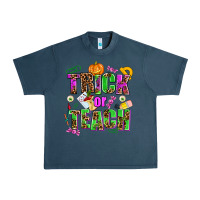 Midnight Navy trick or teach Urban Heavy Tee - AdoDesignShop