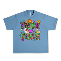 Pebble Blue trick or teach Urban Heavy Tee - AdoDesignShop