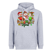 Heather Grey christmas pharmacy squad Heavyweight Hoodie - MaliasSmallBusiness