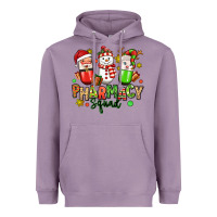 Lavender christmas pharmacy squad Heavyweight Hoodie - MaliasSmallBusiness