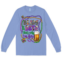Colony Blue beads & beer that's why i'm here Long Sleeve Tee - Artiststas