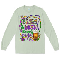 Matcha beads & beer that's why i'm here Long Sleeve Tee - Artiststas