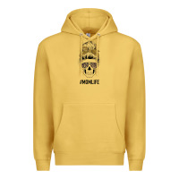 Antique Gold Glitter Patterned Leopard Mom Skull Premium Hoodie - Bettercallsaul