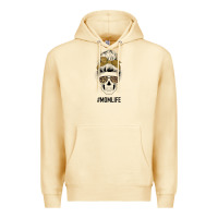 Glitter Patterned Leopard Mom Skull Premium Hoodie | Teevron