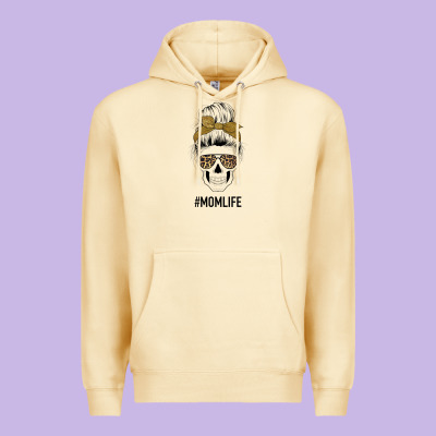 Glitter Patterned Leopard Mom Skull Premium Hoodie Designed By Bettercallsaul
