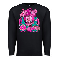 Black Breast Cancer Gnomies Truck Premium Sweatshirt - BundleAndBundleShop
