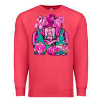 Cardinal Breast Cancer Gnomies Truck Premium Sweatshirt - BundleAndBundleShop