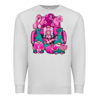 Dove Grey Breast Cancer Gnomies Truck Premium Sweatshirt - BundleAndBundleShop